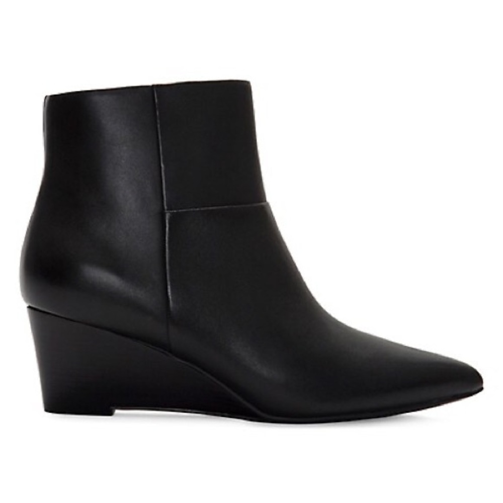 Cole Haan Wedge Bootie Women’s 9 Black leather
